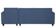 Alba LHS Sectional Sofa (3 + Lounger) in Denim Blue Colour