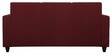 Alba 3 Seater Sofa in Garnet Red Colour