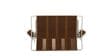Alba Wicker 2+1 Seater Sofa with Table In Beige Colour