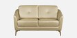 Albert Leather 2 Seater  Sofa In Beige Colour