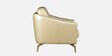 Albert Leather 3 Seater Sofa In Beige Colour