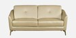 Albert Leather 3 Seater Sofa In Beige Colour