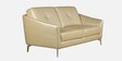 Albert Leather 3 Seater Sofa In Beige Colour