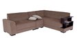 Aleena 6 Seater LHS Sectional Sofa in Brown Colour