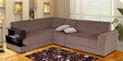 Aleena 6 Seater RHS Sectional Sofa in Brown Colour