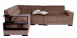 Aleena 6 Seater RHS Sectional Sofa in Brown Colour