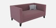 Alejandro Velvet 2 Seater Sofa In Dusky Rose Colour