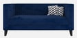 Alejandro Velvet 2 Seater Sofa In Midnight Blue Colour