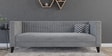 Alejandro Velvet 3 Seater Sofa In Cool Grey Colour