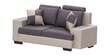 Alesandra 3+2 Sofa Set In Dark Grey & Cream Colour