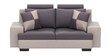 Alesandra 3+2 Sofa Set In Dark Grey & Cream Colour