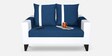 Alex 2 Seater Sofa In Blue & White Colour