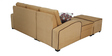 Alex Fabric RHS Sectional Sofa in Beige Colour