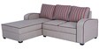 Alex Fabric RHS Sectional Sofa ( 3+ Lounger) in Light Brown Colour