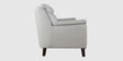Alexa Leatherette 3 Seater Sofa In Light Grey Colour