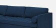 Alexander Fabric RHS 6 Seater Sectional Sofa in Blue Colour