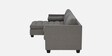 Alexander Fabric RHS 6 Seater Sectional Sofa in Grey Colour