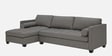 Alexander Fabric RHS 6 Seater Sectional Sofa in Grey Colour