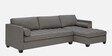 Alexander Fabric LHS 6 Seater Sectional Sofa in Grey Colour