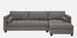 Alexander Fabric LHS 6 Seater Sectional Sofa in Grey Colour