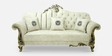 Alexandra 3 Seater Sofa in Oxford White Colour