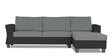 Alexia Plus Decent 6 Seater LHS Sectional Sofa set in Grey & Black Colour