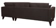 Alfredo Fabric LHS Sectional Sofa In Chestnut Brown Colour