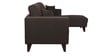 Alfredo Fabric LHS Sectional Sofa In Chestnut Brown Colour
