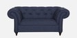 Allanton Fabric 2 Seater Sofa In Navy Blue Colour