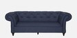 Allanton Fabric 3 Seater Sofa In Navy Blue Colour
