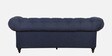 Allanton Fabric 3 Seater Sofa In Navy Blue Colour