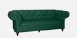 Allanton Velvet 3 Seater Sofa In Pine Colour
