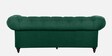 Allanton Velvet 3 Seater Sofa In Pine Colour