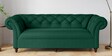 Allanton Velvet 3 Seater Sofa In Pine Colour