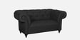 Allanton Fabric 2 Seater Sofa In Dark Grey Colour