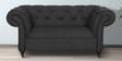 Allanton Fabric 2 Seater Sofa In Dark Grey Colour