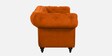 Allanton Fabric 2 Seater Sofa In Rust Colour