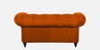 Allanton Fabric 2 Seater Sofa In Rust Colour