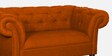 Allanton Fabric 2 Seater Sofa In Rust Colour