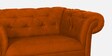 Allanton Fabric 3 Seater Sofa In Rust Colour