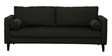 Allison Fabric 3 Seater Sofa in Charcoal Grey Colour