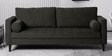 Allison Fabric 3 Seater Sofa in Charcoal Grey Colour