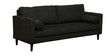 Allison Fabric 3 Seater Sofa in Charcoal Grey Colour