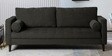 Allison Fabric 3 Seater Sofa in Charcoal Grey Colour