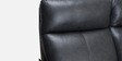 Alpha Leatherette 2 Seater Sofa In Black Color