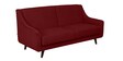 Alpine Fabric 3 Seater Sofa In Red Colour