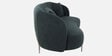 Alure Boucle Fabric 3 Seater Sofa In Dark Green Color