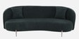 Alure Boucle Fabric 3 Seater Sofa In Dark Green Color