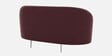Alure Velvet 2 Seater Sofa In Wine Red Color