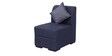 Alvin Fabric LHS Sectional Sofa in Blue Colour